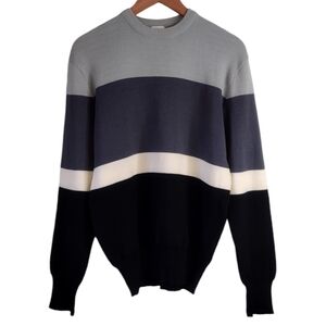 Bogner Women's Vintage 100% New Wool Pullover Long Sleeve Sweater Size XL